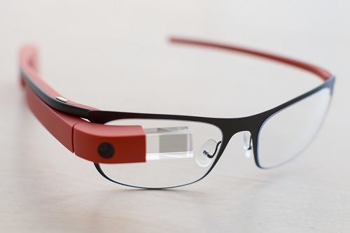 Red Google Glasses